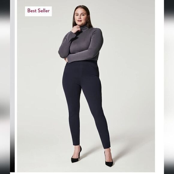 SPANX The Perfect Pant Ankle Backstream Skinny Navy Size SP - Picture 1 of 10